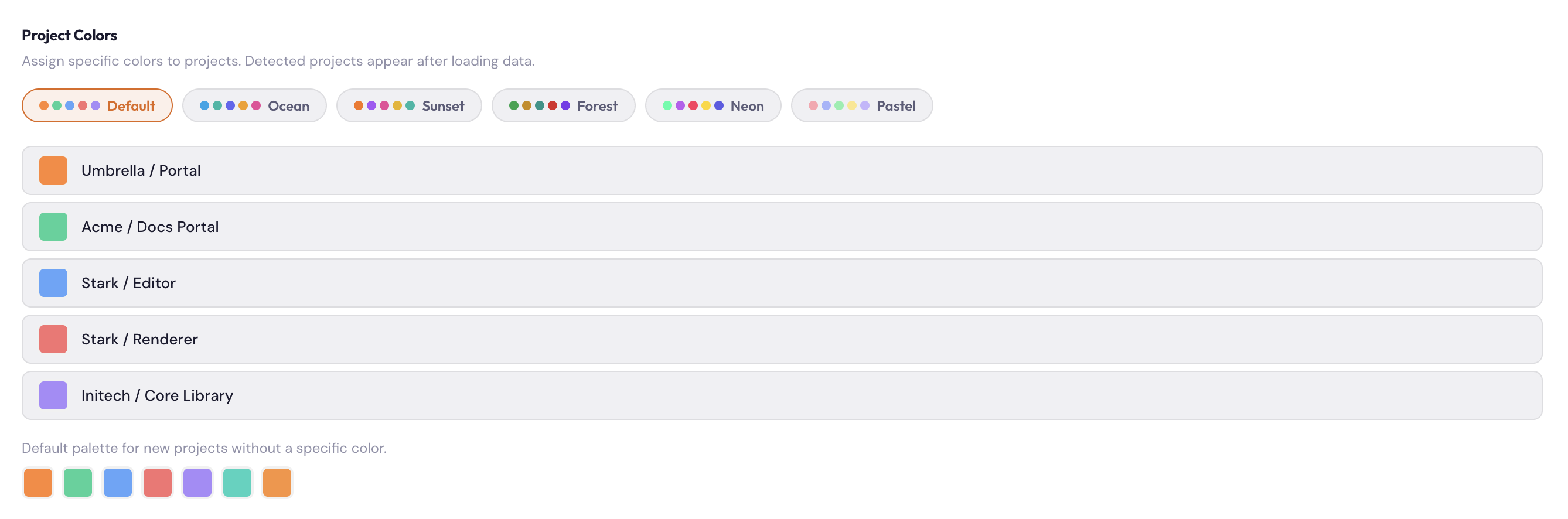 Project color picker
